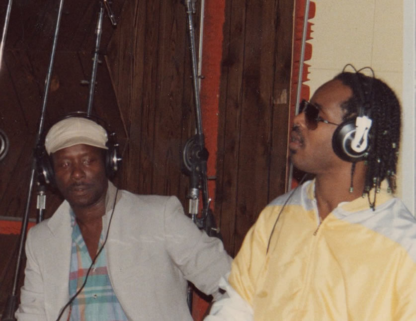 Lester Chambers and Stevie Wonder